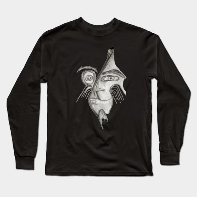 Face Long Sleeve T-Shirt by IanWylie87